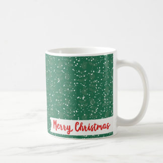 Folk Santa Claus Snowy Merry kerstkoffie Mok