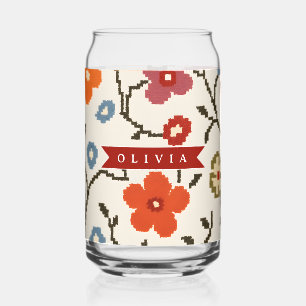 Folk scandinave bohème vintage floral personnalisé