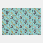 Folk Scandy Zweedse vos set van 3 Inpakpapier Vel (Voorkant 2)