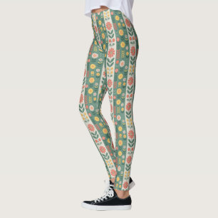 Folk Stripes Patroon Leggings