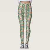Folk Stripes Patroon Leggings (Voorkant)