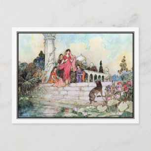 Folk Tales of Bengal van Warwick Goble Briefkaart