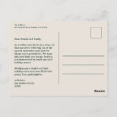 Folk Tree of Life Kerstvakantie CUSTOM Briefkaart (Achterkant)