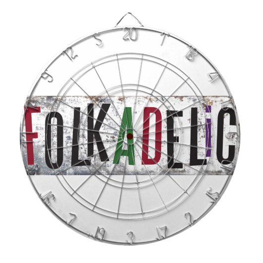 Folkadelisch Dartbord (Voorkant)