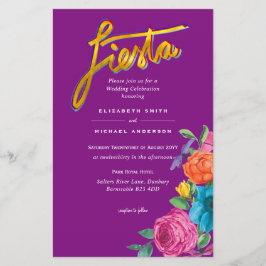 Folkart Bloemenfeest Trouwkaart Boda