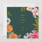 Folkbloem Birthday wenskaart (Achterkant)