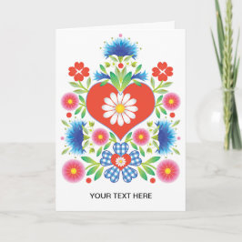 Folkfest Wenskaart Kaart