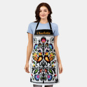 Folklore avec tablier de coqs (Porté)