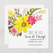 Folklore Bloementuin Save the Date (Voorkant / Achterkant)