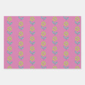 Folklore Flower Wrapping Paper (Voorkant)