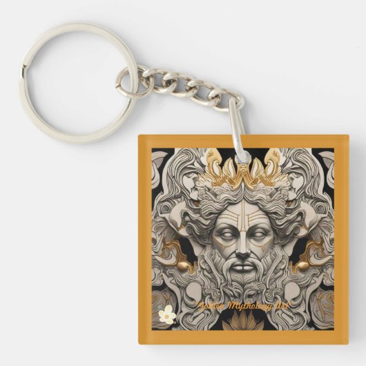 Folklore geïnspireerde Design Sleutelhanger (Voorkant)