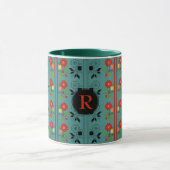Folklore Mok Gepersonaliseerd Monogram Turquoise X (Midden)
