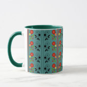 Folklore Mok Gepersonaliseerd Monogram Turquoise X (Links)