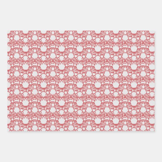 Folklore Papier voor Christmas Wrapping Inpakpapier Vel (Voorkant 3)