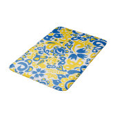 Folklore pattern with Oekrainian flag covu Badmat (Gekanteld)