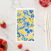 Folklore pattern with Oekrainian flag covu Servet (Insitu)