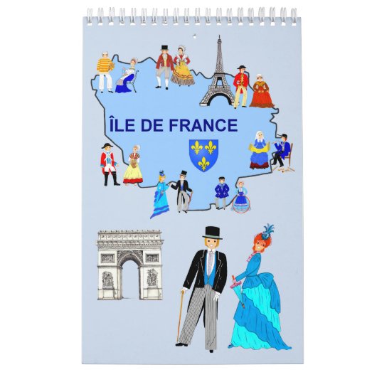 Folklore van Île de France Kalender (Hoes)