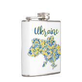 Folkloric pattern and Ukraine typography Heupfles (Rechts)