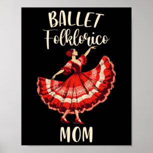 Folklorico Dans Mexicaanse Folklorico Ballet Folkl Poster