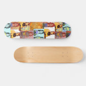 folksinger meisjes collage skateboard (Horizontaal)