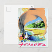 Folkstone  adverteren poster briefkaart (Voorkant / Achterkant)