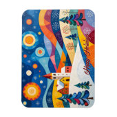 Folksy Christmas   Magneet (Verticaal)