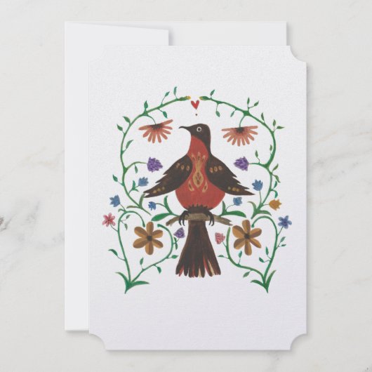 Folksy Classic Faire-part de mariage (Devant)