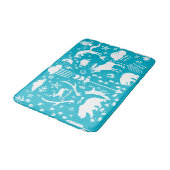 Folksy Forest Adventure Beer Fox Herten Jongens Ka Badmat (Gekanteld)