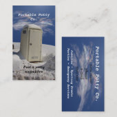 Folle carte de visite professionnelle de visite (Devant / Derrière)