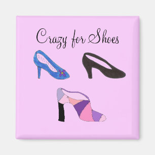 Folle de chaussures - aimant