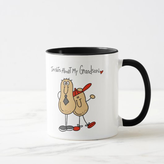 Folle de mon petit-fils Mug (Droite)