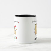 Folle de mon petit-fils Mug (Centre)