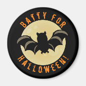 Folle pour Halloween ! Aimant de Fête (Devant)