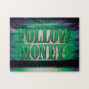 Follow the Money - Grunge Legpuzzel