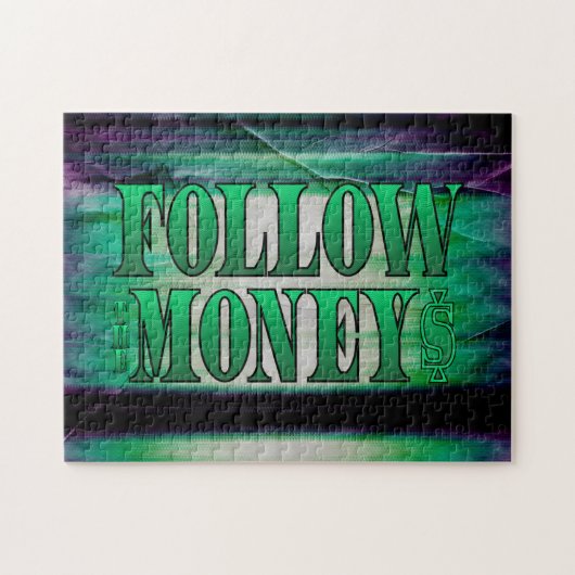 Follow the Money - Grunge   Legpuzzel (Horizontaal)