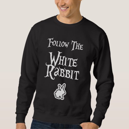 Follow the White Rabbit Trui (Voorkant)