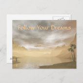 Follow Your Dreams Briefkaart (Voorkant / Achterkant)