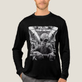 FOLLOW YOUR DREAMS Tri-Blend SHIRT (Voorkant volledig)