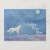 Follow Your Star Celestial Postcard Briefkaart (Voorkant)