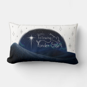 "Following Yonder Star" Kussen - Licht