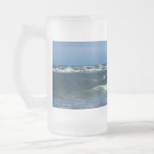 Folly Beach Atlantic Frosted Glass Beer Mok (Links)