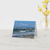 Folly Beach Atlantic Pensée De Vous Carte (Fleur jaune)