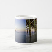 Folly Beach Pier Beauté Café Mug (Centre)