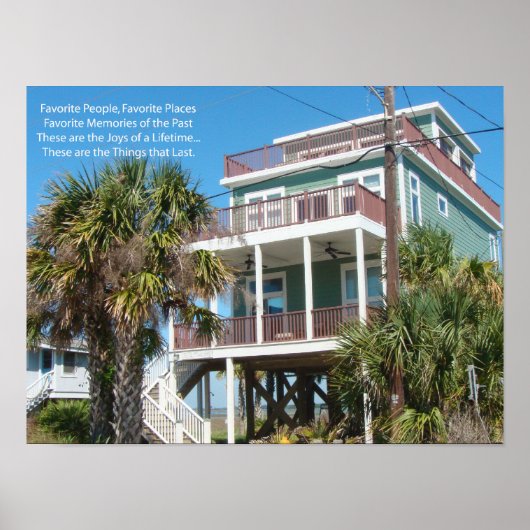 Folly Beach, SC Poster (Voorkant)