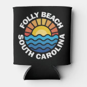 Folly Beach, South Carolina Blikjeskoeler (Voorkant)