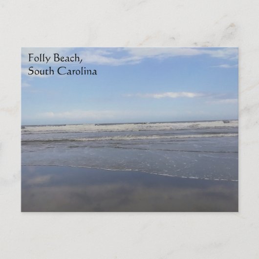 Folly Beach, South Carolina Briefkaart (Voorkant)