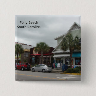 Folly Beach Strip Vierkante Button 5,1 Cm