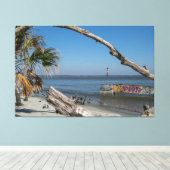 Folly Boat & Morris is het meest bekend. Licht Canvas Afdruk (Insitu (Houten vloer))