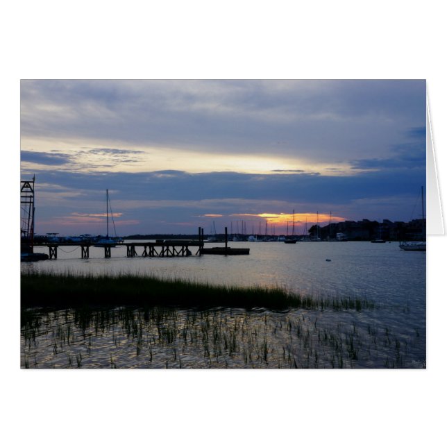 Folly Harbor Sunset (Voorkant Horizontaal)