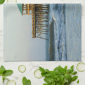 Folly Pier Morning Theedoek (Gevouwen)